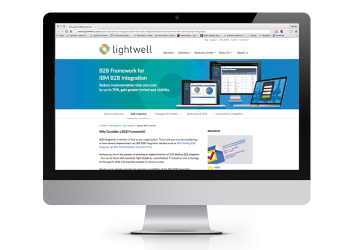 Lightwell Home page Banner